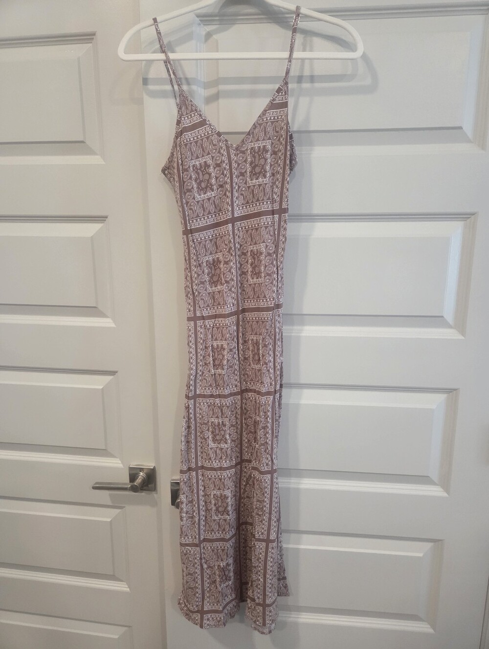 Spaghetti Strap Maxi Bandana Dress